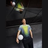Pánske rýchloschnúce tričko s potlačou 4F x Robert Lewandowski - zelené · záber 1
