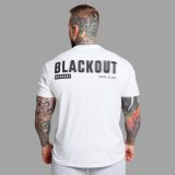 Pánske tričko Iron Aesthetics Blackout, biele · záber 3