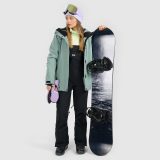 Dámska snowboardová bunda membrána 15000 - zelená · záber 2