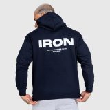Pánska mikina s kapucňou Iron Aesthetics Club Hoodie, navy · záber 2