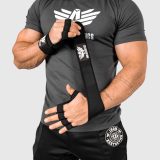 Fitness rukavice Iron Aesthetics Crossfit, čierne · záber 3