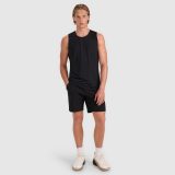 Pánsky rýchloschnúci tréningový tank top - čierny · záber 2