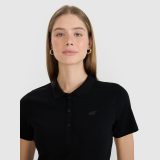Dámska polo košeľa slim - čierna · záber 2