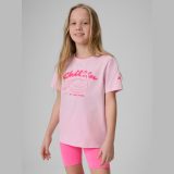 T-shirt regular s potlačou dievčenský - ružový · záber 5