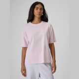 T-shirt loose s potlačou dámsky - ružový · záber 2