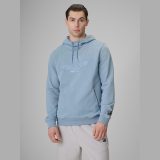 Pánska tepláková mikina regular s kapucňou - modrá · záber 1