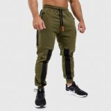 Jogger tepláky Iron Aesthetics ELEMENT, vojenská zelená · záber 1