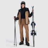 Lyžiarske nohavice softshell membrána 10000 dámske - hnedé · záber 1