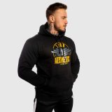 Fitness mikina bez zipsu Iron Aesthetics Force, čierna · záber 3