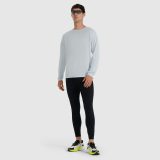 Pánsky rýchloschnúci bežecký longsleeve - modrý · záber 2
