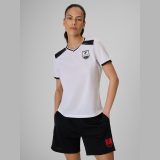 Dámske rýchloschnúce futbalové tričko regular - biele · záber 1