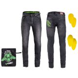 Pánske moto jeansy W-TEC Leonard - Veľkosť: XL | Farba: Čierna · záber 1