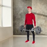 Hex olympijský hriadeľ inSPORTline Dedlif 140cm/50mm • 20kg • do 200kg • bez objímok · záber 3