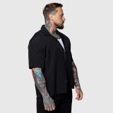 Oversized košeľa Iron Aesthetics Cuban, čierna · záber 4