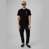T-shirt regular s potlačou pánsky - čierny · záber 2
