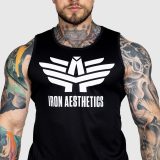 Športové tielko Iron Aesthetics Get Fit, čierne · záber 4