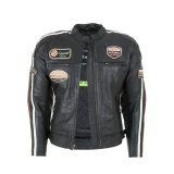 Dámska kožená moto bunda W-TEC Sheawen Lady Black - Veľkosť: M · záber 2