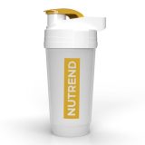 Nutrend 2021 700 ml priehľadná so zlatým logom · záber 1