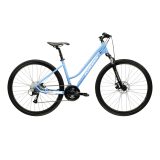 Kross Evado 3.0 28" - model 2025 modrá / biela / lesk - L (19", 168-180 cm) · záber 1