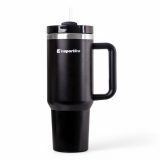 Termohrnček inSPORTline Misakafi Tumbler 1200 ml - Farba: Čierna · záber 1