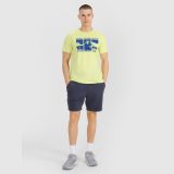 T-shirt regular s potlačou pánsky - zelený · záber 4