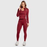 Fitness súprava Iron Aesthetics Define, bordová · záber 1