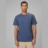 T-shirt regular jednofarebný pánsky - tmavomodrý · záber 3