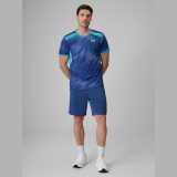 Pánske rýchloschnúce futbalové tričko regular - denim · záber 2