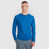 Pánsky rýchloschnúci bežecký longsleeve - tmavomodrý · záber 1