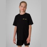 T-shirt regular s potlačou detský 4F JUNIOR x Robert Lewandowski - čierny · záber 4