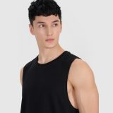 Pánske oversize tielko - čierne · záber 2