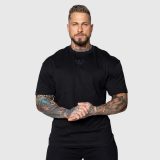 Oversized tričko Iron Aesthetics 3D, čierne · záber 2