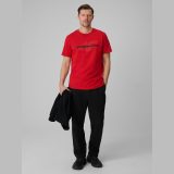 T-shirt regular s potlačou pánsky - červený · záber 2