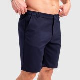 Pánske kraťasy Iron Aesthetics Chino Flex, navy · záber 2