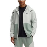 Under Armour UA Unstoppable Fleece Hooded - Veľkosť: S | Farba: Zelená, Biela · záber 1