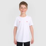 T-shirt regular s potlačou detský 4F JUNIOR x Robert Lewandowski - biely · záber 1