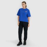 Dámske oversize tričko s potlačou - modré · záber 6