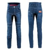 Dámske moto jeansy W-TEC Biterillo Lady - Veľkosť: XXL | Farba: Modrá · záber 2