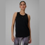 Dámsky tréningový loose top rýchloschnúci - čierny · záber 1
