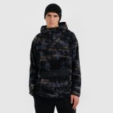 Pánsky flísový regular mikina s kapucňou - multicolor · záber 1