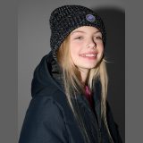 Dievčenská beanie čiapka - čierna · záber 3