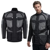 Pánska moto bunda W-TEC Burdys Evo - Veľkosť: XL | Farba: Sivá · záber 1