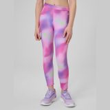 Rýchloschnúce športové legíny dievčenské - multicolor · záber 2