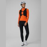 Dámsky cyklistický dlhý rukáv - oranžový · záber 2