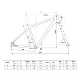 Kellys PHANATIC 20 28" - model 2026 Steel - L (21", 176-190 cm) · záber 3