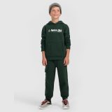 Chlapčenské teplákové jogger nohavice - zelené · záber 1