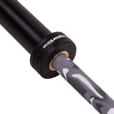 Vzpieračská tyč s ložiskami inSPORTline OLYMPIC OB-86 PCMC 220cm/50mm • 20kg • do 675kg • bez objímok · záber 4