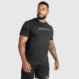 Pánske fitness tričko Iron Aesthetics Glam, čierne · záber 5
