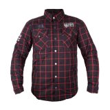 W-TEC Black Heart Rattlesneak červeno-čierna kockovaná - L · záber 3