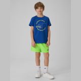 T-shirt loose s potlačou chlapčenský - modrý · záber 4